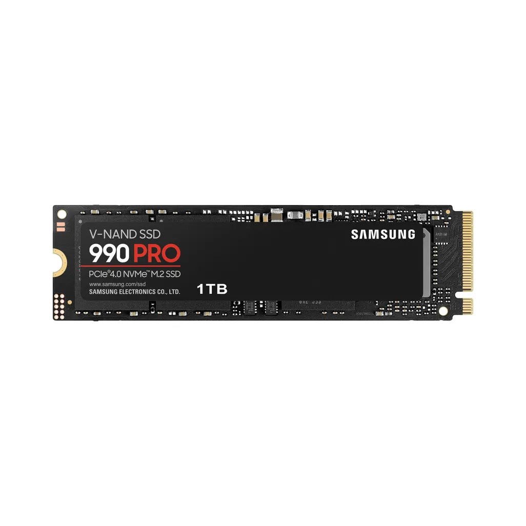 SAMSUNG MZ-V9P1T0BW 990 PRO 1 TB NVMe SSD - Read Speed up to 7450 MB/s; Write Speed to up 6900 MB/s; Random Read up to 1200000 I - TechDriven Technologies