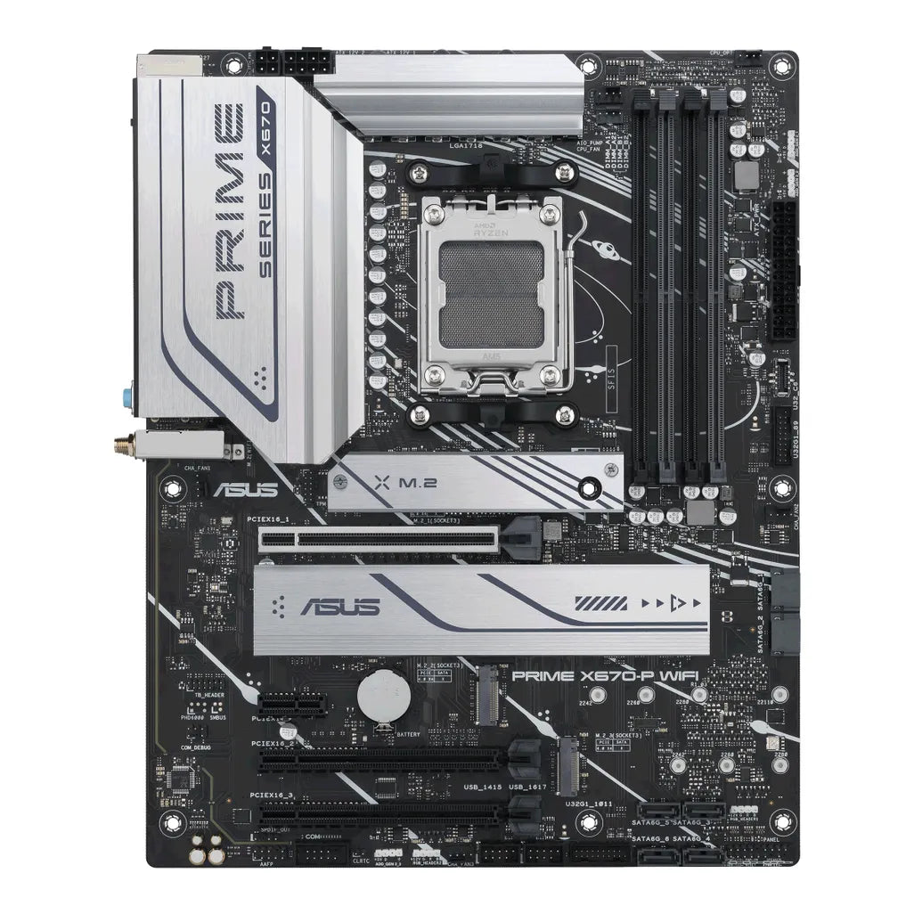 ASUS Motherboard/AM5/4xDIMM/Max. 192GB/DDR5/1xDP/1xHDMI/3xPCIe4.0x16/1xPCIe3.0x1/3xM.2/ 6xSATA/RAID/30.5cmx244cm.