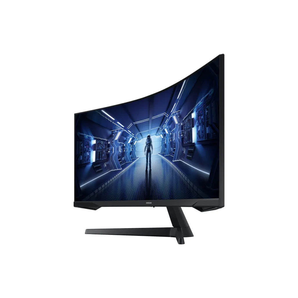 Samsung LC34G55TWW 34'' G5 Odyssey Gaming Monitor; Curved 1000R; 3440X1440; Max 165Hz; 1x HDMI; Display Port - TechDriven Technologies