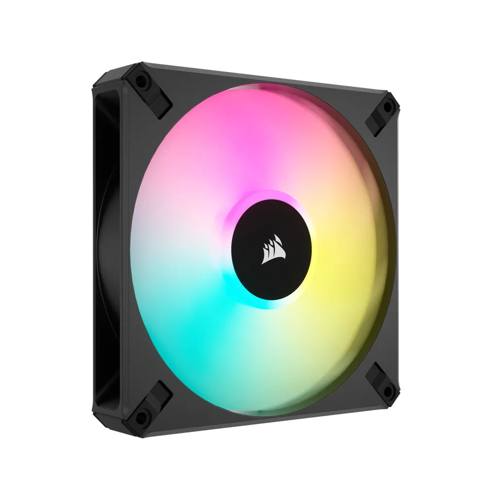 CORSAIR AF ELITE Series; AF140 RGB ELITE; 140mm Fluid Dynamic RGB Fan with AirGuide; Single Pack