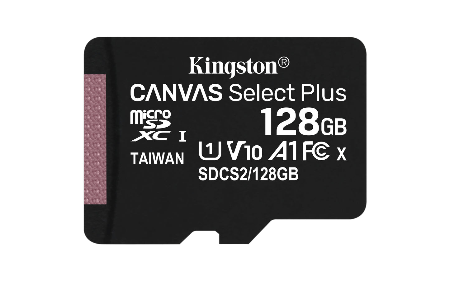 KINGSTON 128GB MICSDXC CANVAS SELECT PLUS 100R A1 C10 CARD