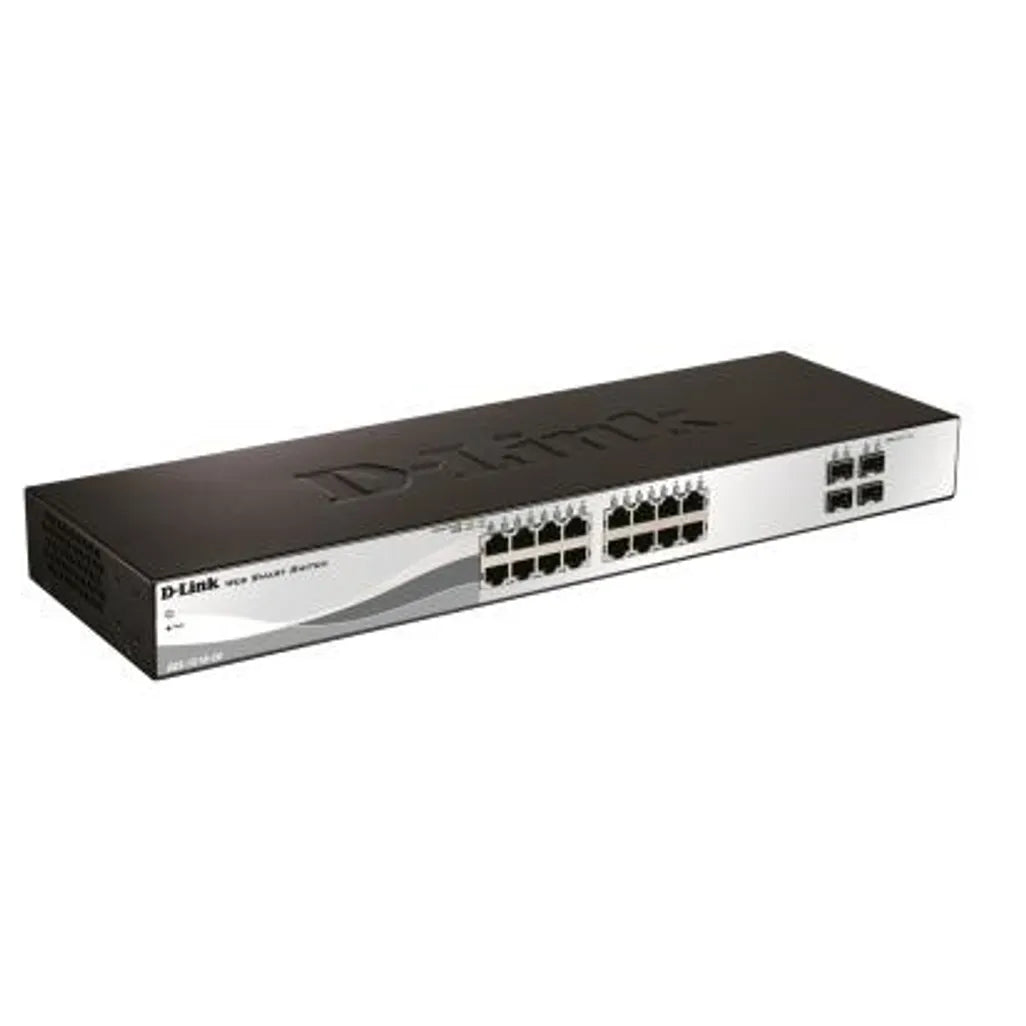 D-LINK 16 PORT + 4 GIGABIT SFP PORTS SMART SWITCH