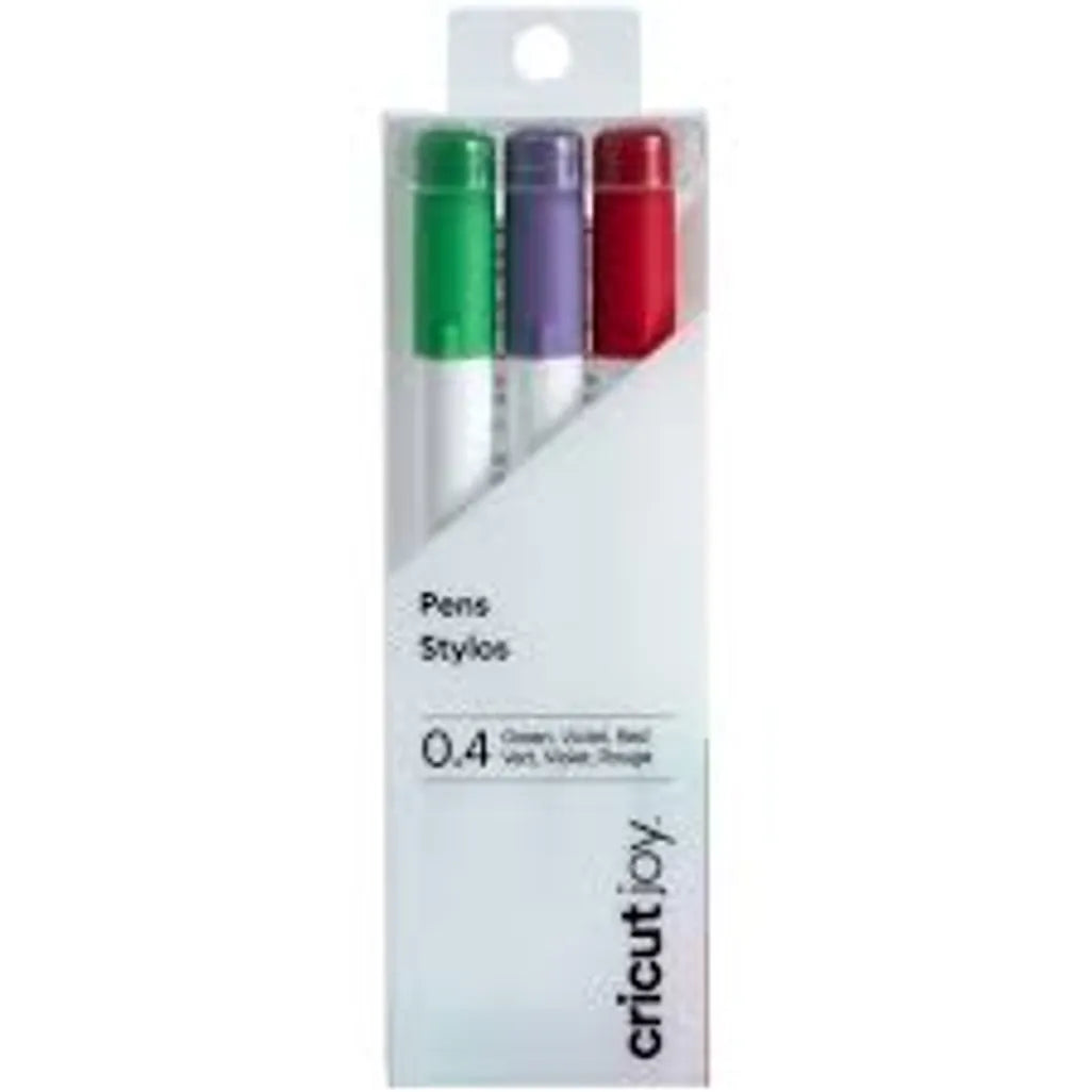 2007077: Cricut Joy Fine Point Pen Set 3-pack (Red; Green; Violet) - TechDriven Technologies