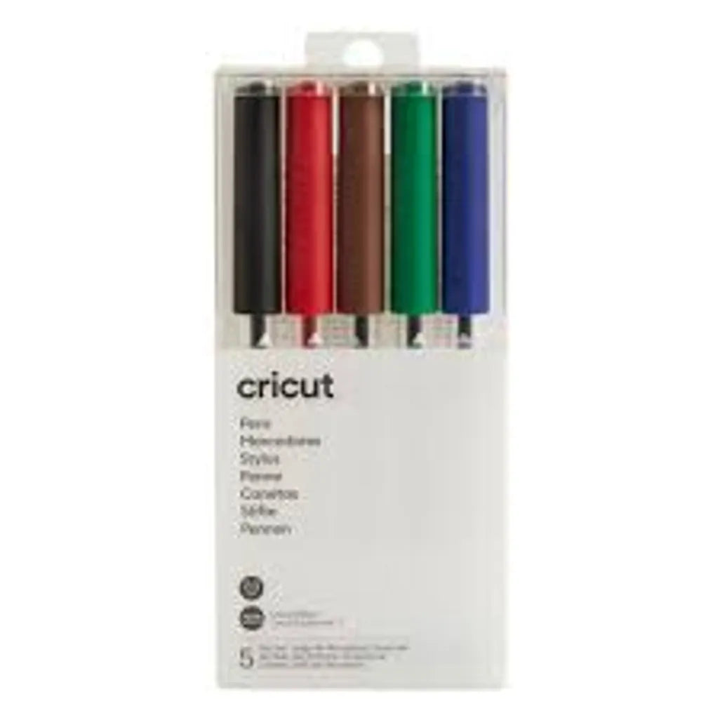 2007643 - Cricut Explore + Maker Extra Fine Point Pen Set 5-pack (Basics). - TechDriven Technologies