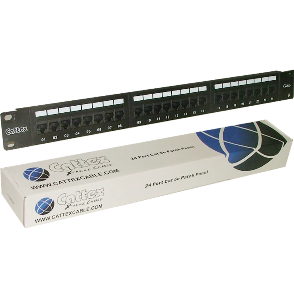 RCT 24 PORT CAT5E UTP PATCH PANEL - TechDriven Technologies