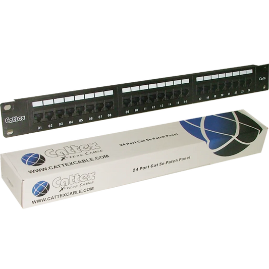 RCT 24 PORT CAT5E UTP PATCH PANEL - TechDriven Technologies