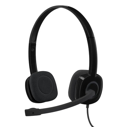 LOGITECH WIRED HEADSET H151 ANALOGUE BLACK 2 YEAR CARRY IN WARRANTY - TechDriven Technologies