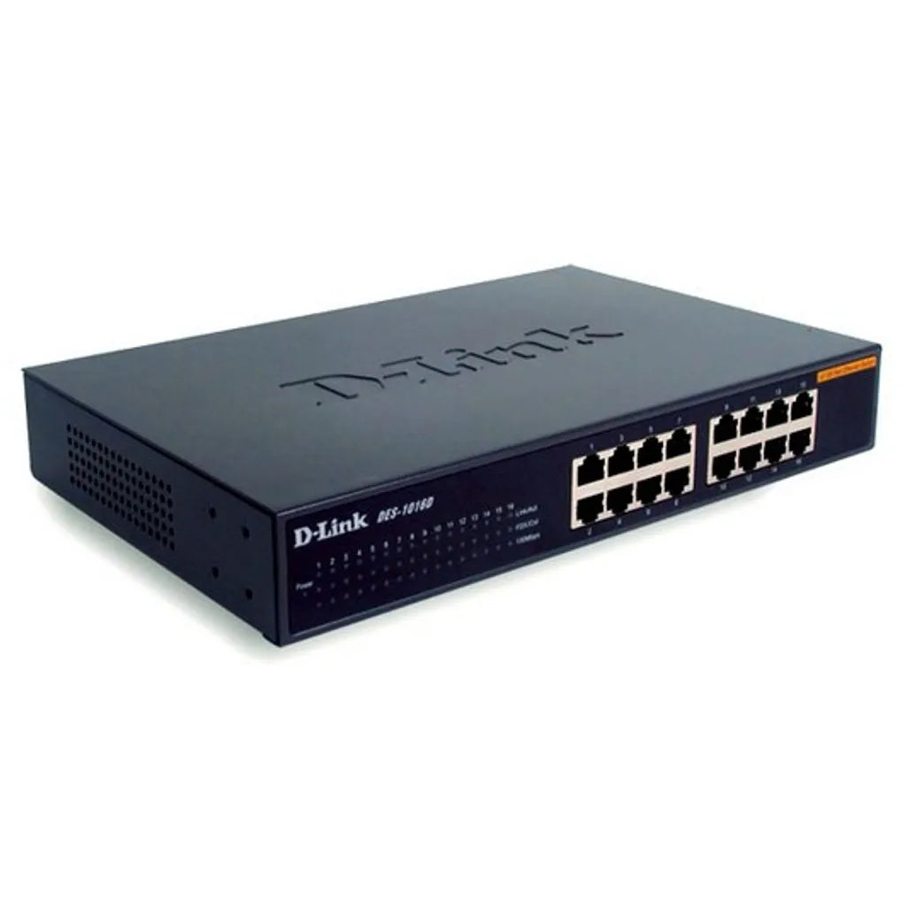 D-LINK 16 PORT 10/100 UNMANAGED SWITCH - TechDriven Technologies