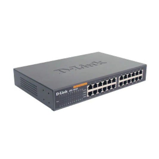 D-Link 24-port UTP 10/100Mbps Auto-sensing; Stand-alone; Unmanaged (Metal Case) - TechDriven Technologies