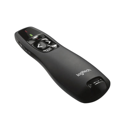 910-001356 - Logitech Wireless Presenter R400 Red Laser Pointer  Up to 15 metre (2 4GHz) range  storable wireless USB receiver