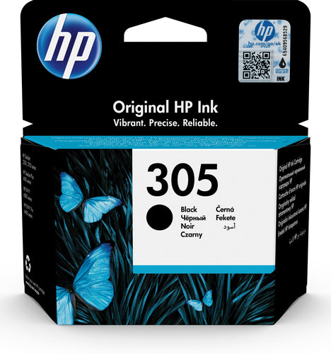 HP 305 BLACK ORIGINAL INK CARTRIDGE