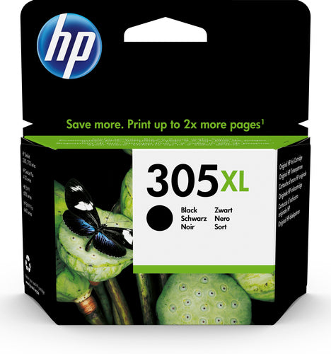 HP 305XL HIGH YIELD BLACK ORIGINAL INK CARTRIDGE