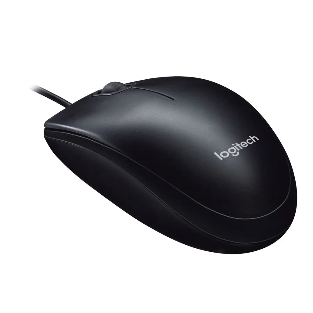 Logitech Corded Mouse M90 (Black) USB 3 buttons optical tracking with wheel - TechDriven Technologies