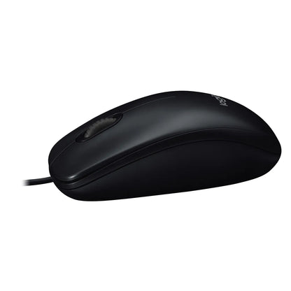 Logitech Corded Mouse M90 (Black) USB 3 buttons optical tracking with wheel - TechDriven Technologies