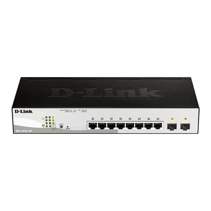 D-LINK 8-ports 10/100/1000Base-T PoE Smart Switch plus 2 SFP ports - 78W PoE budget - TechDriven Technologies