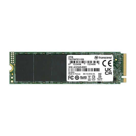 TRANSCEND 1TB MTE115S PCI-E GEN 3x4 M.2 2280 SSD 3D TLC - 3200 MB/s Read 2000 MB/s Write - 400 TBW - TechDriven Technologies