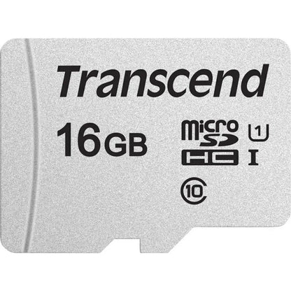 TRANSCEND 300S 16GB MICRO SD UHS-I U1 CLASS 10 READ 95 MB/S WRITE 45MB/S WITH SD ADAPTOR -TLC - TechDriven Technologies