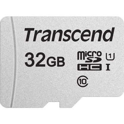 TRANSCEND 300S 32GB MICRO SD UHS-1 U1 CLASS10 - READ 95MB/S - WRITE 45MB/S WITH ADAPTOR -TLC - TechDriven Technologies