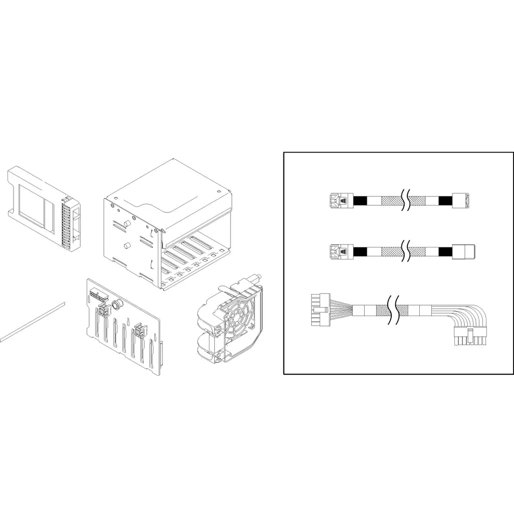 Lenovo DCG Thinksys Backplane ST250 LFF 4B KIT - TechDriven Technologies