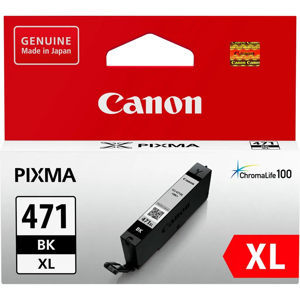 CANON CLI-471XL BK CARTRIDGE - 4425 pages @ 5% - TechDriven Technologies