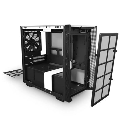 H210i White/Black Mini-ITX Case with Lighting and Fan control - TechDriven Technologies