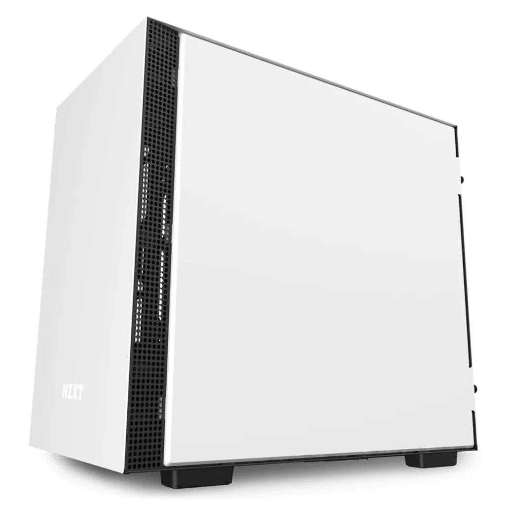 H210i White/Black Mini-ITX Case with Lighting and Fan control - TechDriven Technologies