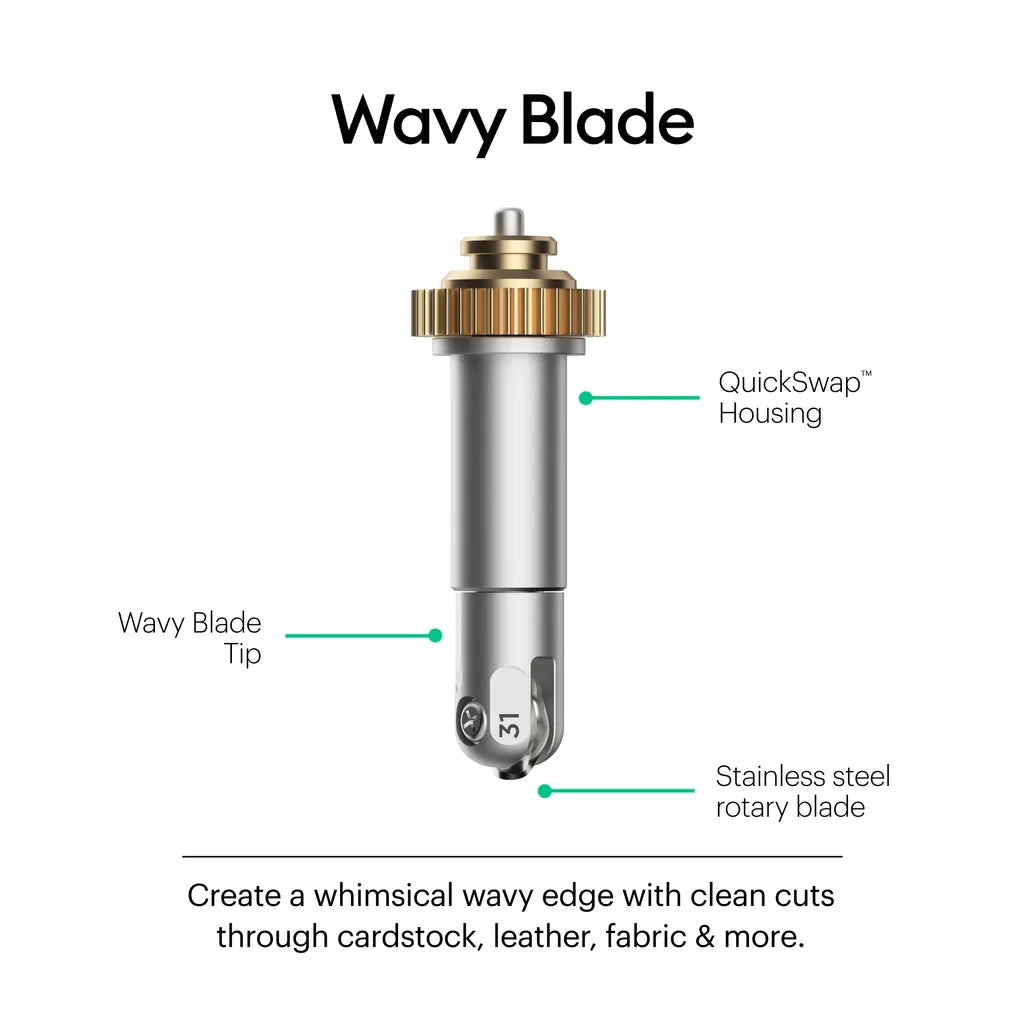 2006838 - Cricut Maker Wavy Blade Tip With Quickswap Housing - TechDriven Technologies