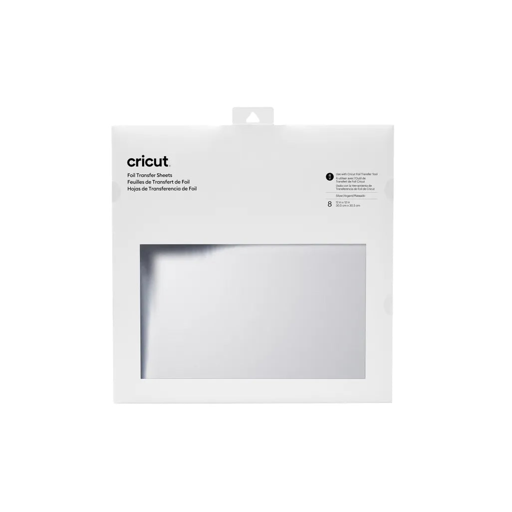 2008719 - Cricut Transfer Foil Sheets 30x30cm 8 sheets (Silver) . - TechDriven Technologies