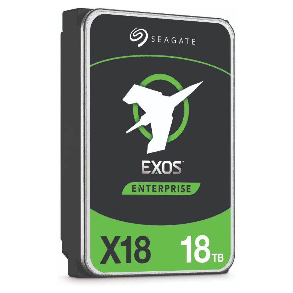 Seagate Exos X18 18TB HDD; 3.5''; 6GB/s SATA 512e/4Kn; RPM 7200 - TechDriven Technologies