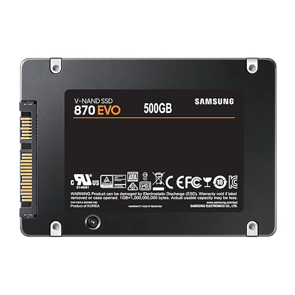 SAMSUNG 870 EVO 2.5'' 500 GB SATA SSD - TechDriven Technologies