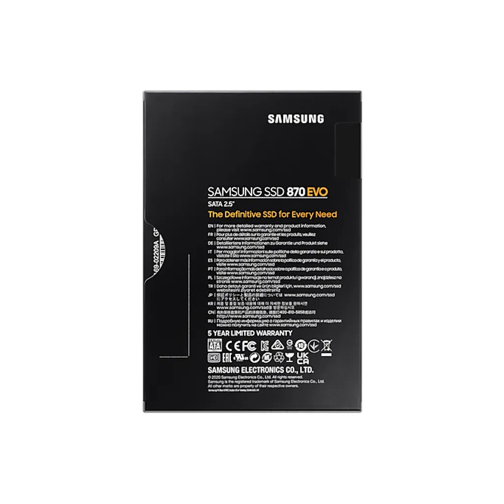 SAMSUNG 870 EVO 2.5'' 500 GB SATA SSD - TechDriven Technologies