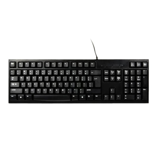 Port Connect Office Budget Wired Keyboard-Black