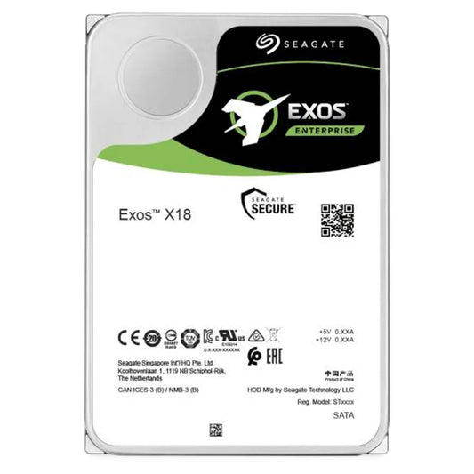 Seagate Exos X18 14TB HDD; 3.5''; 6GB/s SATA 512e/4Kn; RPM 7200