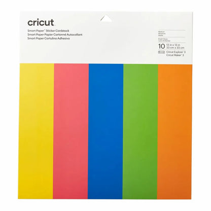 2008318 - Cricut Smart Sticker Cardstock 33x33cm 10 sheets (Brilliant Bows) - TechDriven Technologies