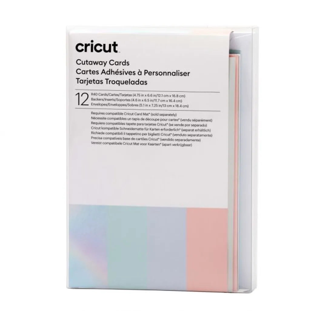 2009483 - Cricut Cut-Away Cards Pastel R40 (12;1 Cm X 16;8 Cm) 12-Pack - TechDriven Technologies