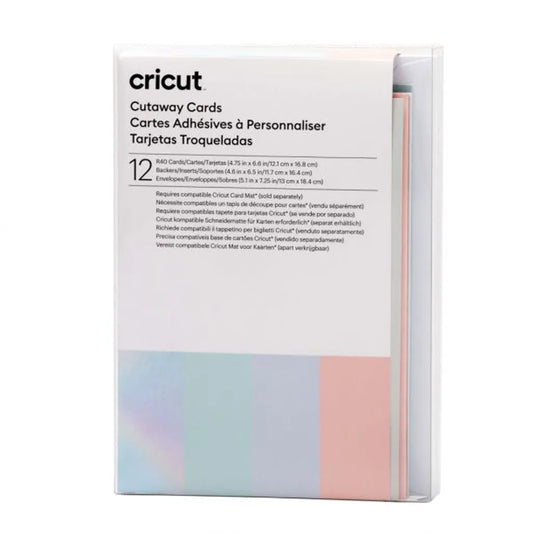 2009483 - Cricut Cut-Away Cards Pastel R40 (12;1 Cm X 16;8 Cm) 12-Pack - TechDriven Technologies