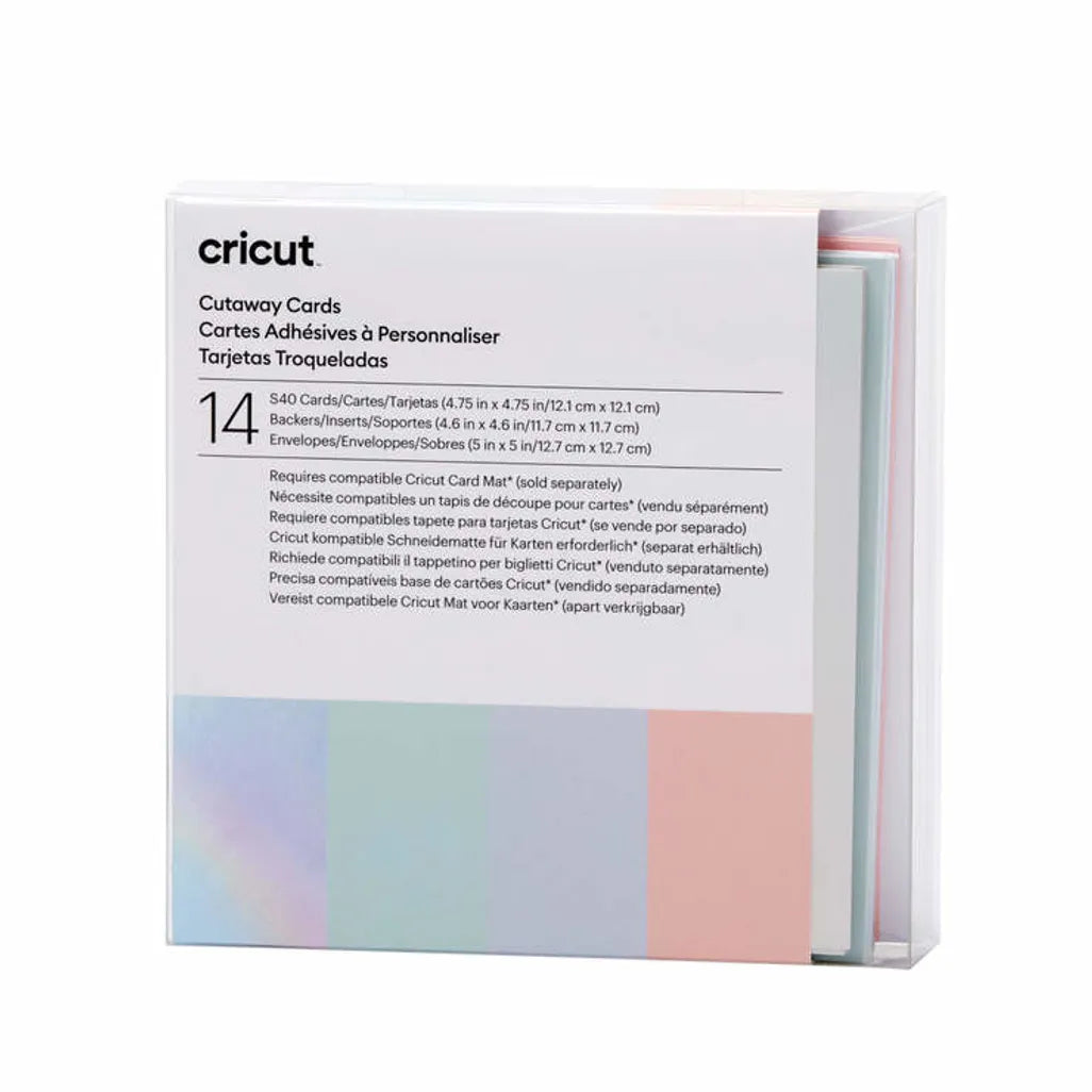 2009484 - Cricut Cut-Away Cards Pastel S40 (12;1 Cm X 12;1 Cm) 14-Pack - TechDriven Technologies