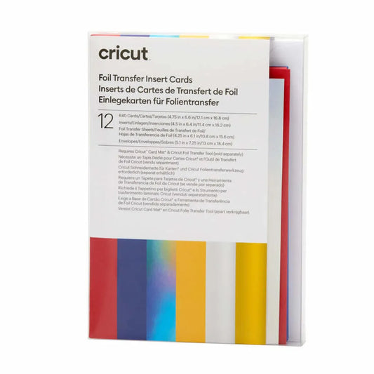 2009477 - Cricut Insert Cards Foil Celebration R40 (12;1 Cm X 16;8 Cm) 12-Pack - TechDriven Technologies