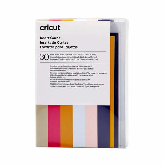 2009469 - Cricut Insert Cards Sensei R40 (12;1 Cm X 16;8 Cm) 30-Pack - TechDriven Technologies