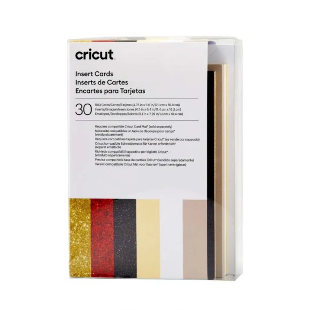 2009470 - Cricut Insert Cards Glitz & Glam R40 (12;1 Cm X 16;8 Cm) 30-Pack - TechDriven Technologies