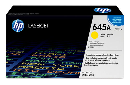 HP 645A CLJ 5500 YELLOW PRINT TONER CARTRIDGE