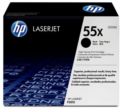 HP 55X HC BLACK TONER CARTRIDGE