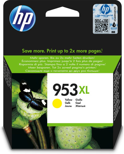 HP 953XL HIGH YIELD YELLOW ORIGINAL INK CARTRIDGE