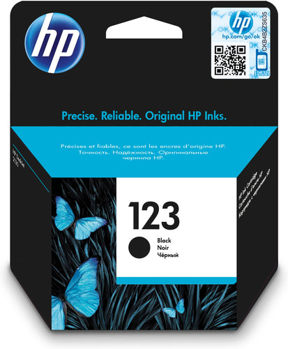 HP 123 BLACK ORIGINAL INK CARTRIDGE