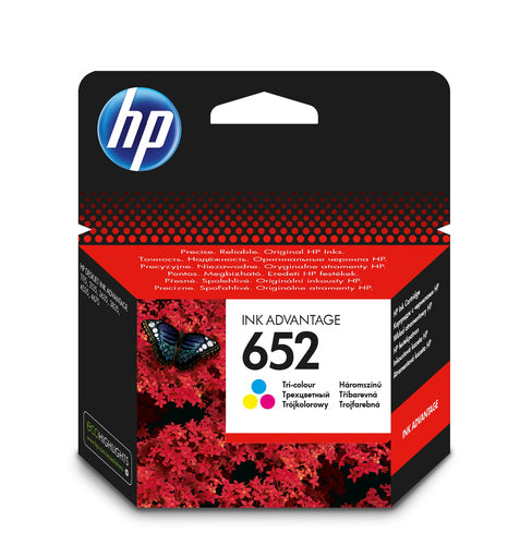 HP 652 TRI-COLOUR ORIGINAL INK CARTRIDGE