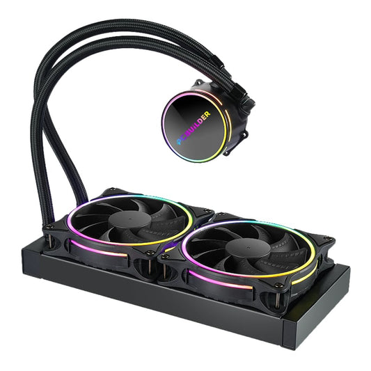 PCBuilder Hydro Chill 240MM AIO Liquid CPU Cooler ARGB