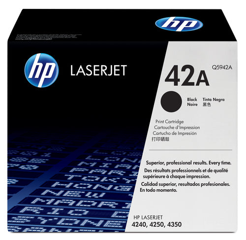 HP 42A LASERJET 4250/4350/4240 BLACK PRINT CARTRIDGE