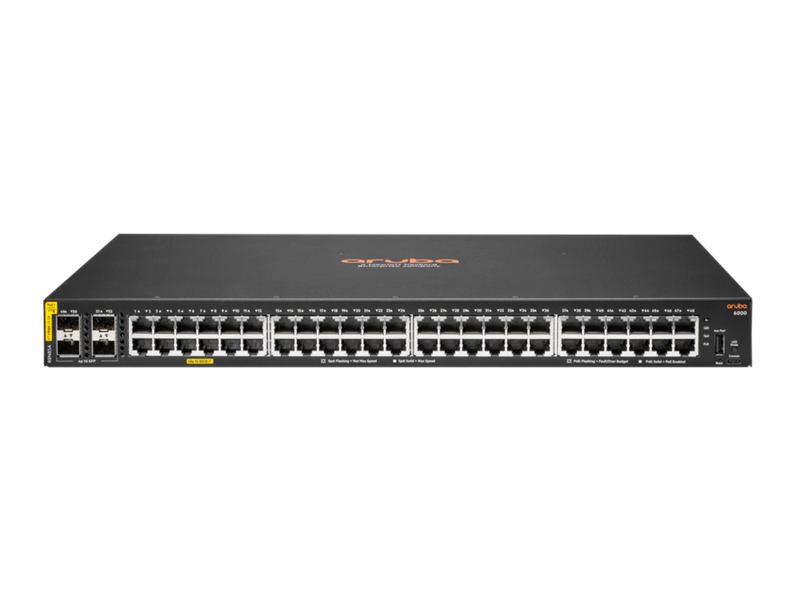 HPE ARUBA 6000 48G 4SFP MANAGED POE SWITCH