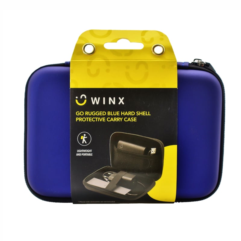 Winx Go Rugged Hardshell Protective Carry Case - Blue