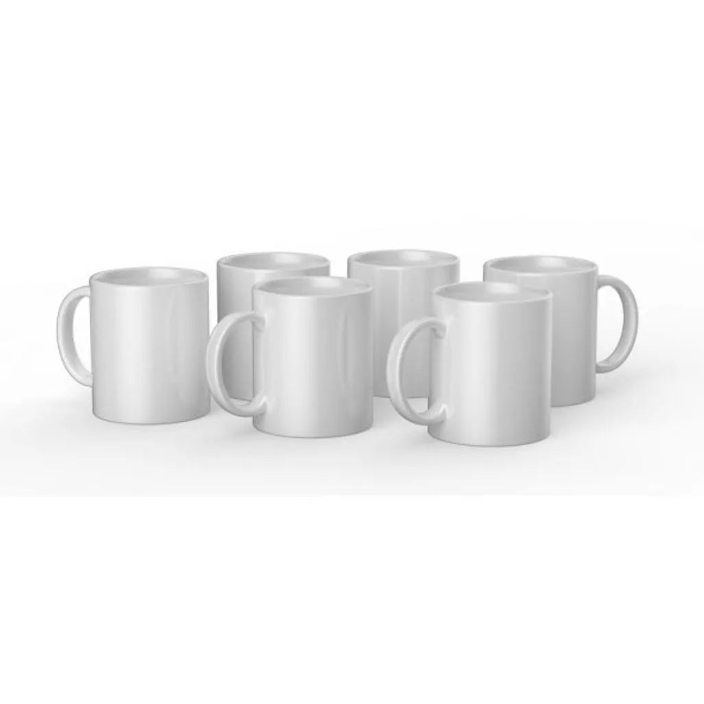 2008942: Cricut 350Ml Ceramic Mug Blanks White (6) - TechDriven Technologies